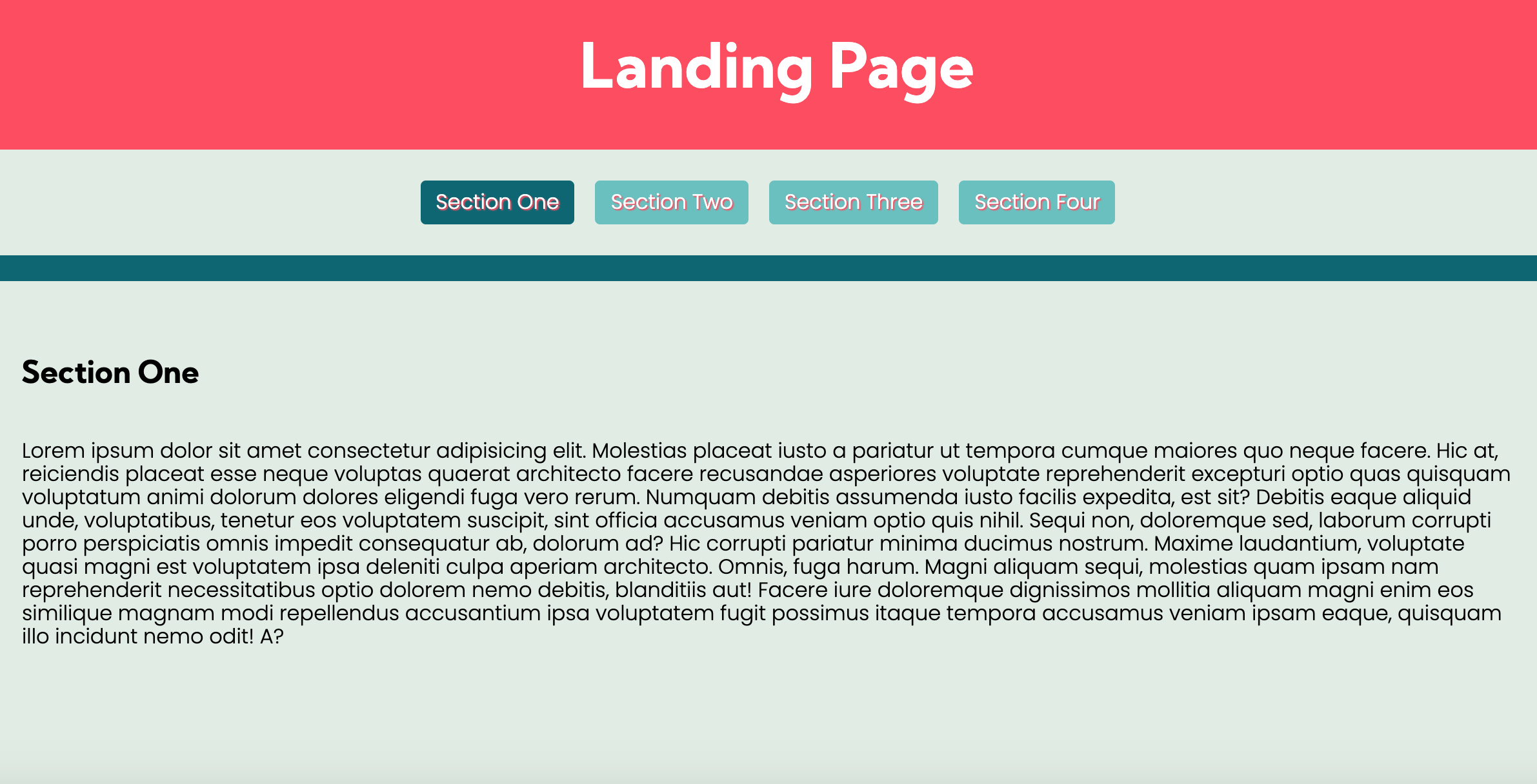 Landing Page